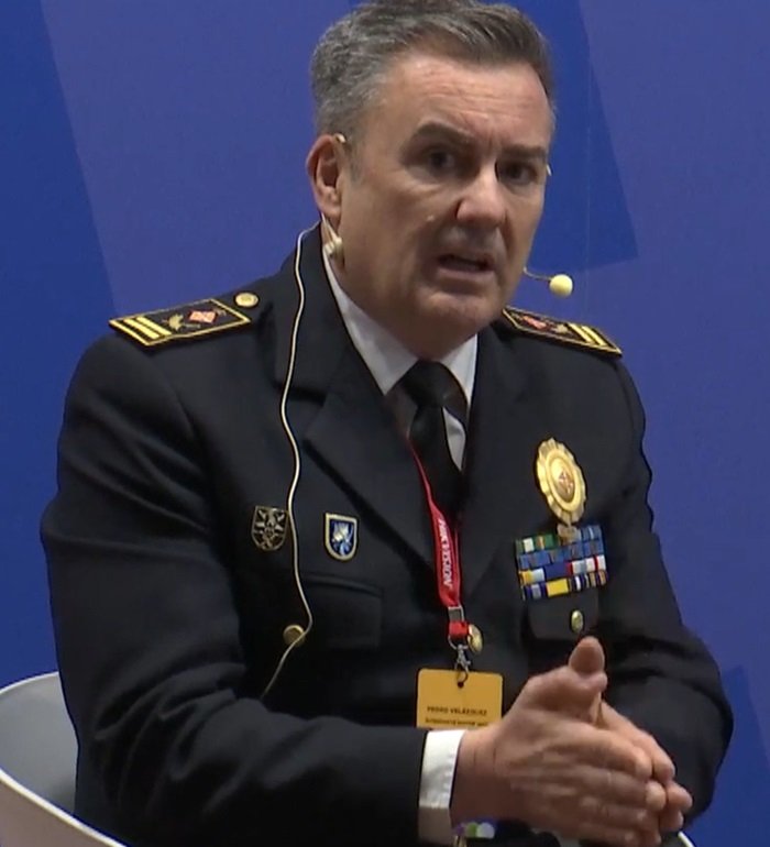 D. PEDRO VELÁZQUEZ MORENO, Intendente Mayor de la Guardia Urbana de Barcelona. LOCAL SECURITY MADRID Congress, 26 y 27 de febrero de 2025. CIFSE, Centro Integral de Formación de Seguridad y Emergencias del Ayuntamiento de Madrid.
